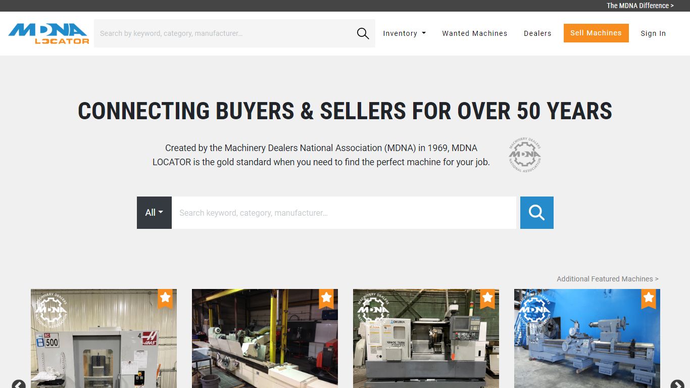 Used For Sale Machinery | Used CNC Machines - Locator Online